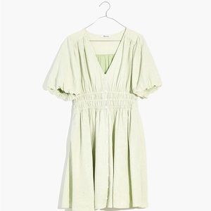 Madewell linen-blend mini dress